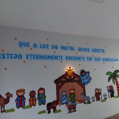 Painel Natal Nascimento de Jesus 2024