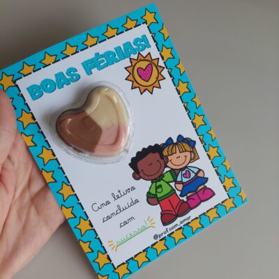 Kit Cartões Para Caderno e Férias