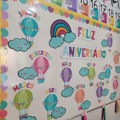 Painel Aniversariantes Voando Alto