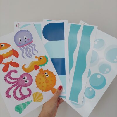 Moldura Para Quadro Tema Fundo do Mar