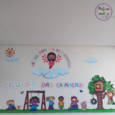 Painel Dia Das Crianças Tema Cristão