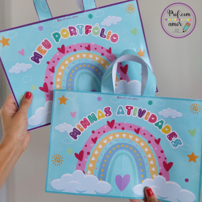 Sacolas e Capas Tema Arco-íris