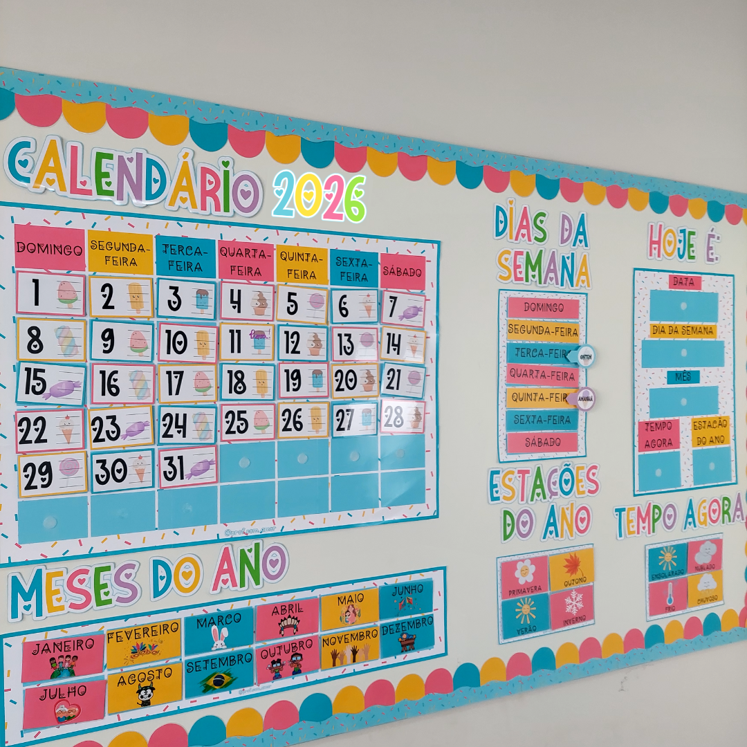 Calendário Interativo 2026 Doce Aventura