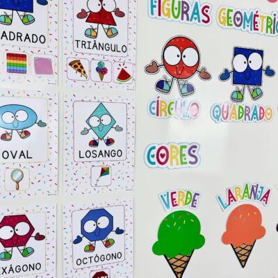 Kit Figuras Geométricas e Cores Doce Aventura