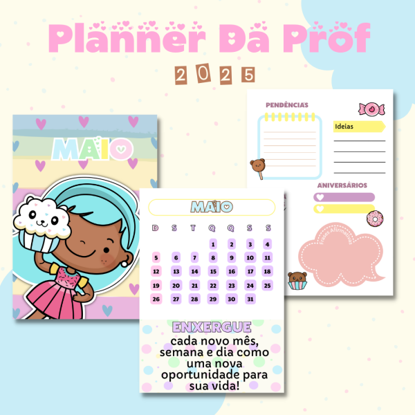 Planner Da Prof 2025 Doce Aventura - Image 2