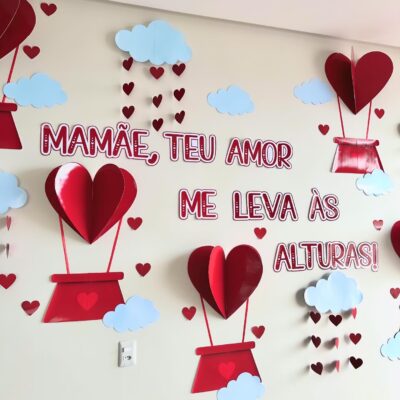 Painel Amor Nas Alturas Dia Das Mães