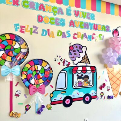 Painel Dia Das Crianças Doce Aventura