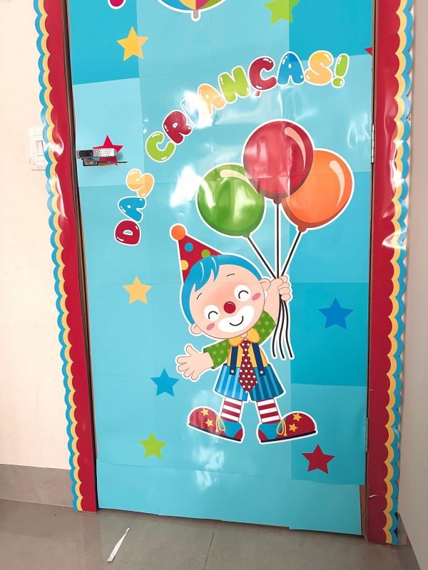 Painel De Porta em Banner Dia Das Crianças Tema Circo - Image 3