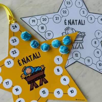 Contagem Regressiva Natal Estrela