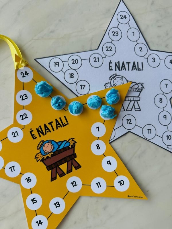 Contagem Regressiva Natal Estrela