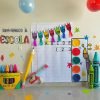 Painel Volta às Aulas Tema Viajando Pelo Mundo da Escola