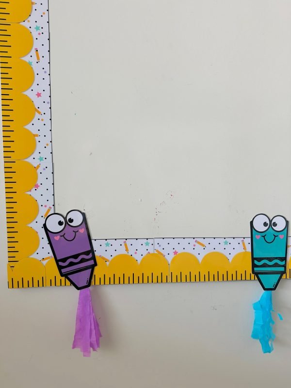 Moldura Para Quadro e Barrado Tema Escolar - Image 2