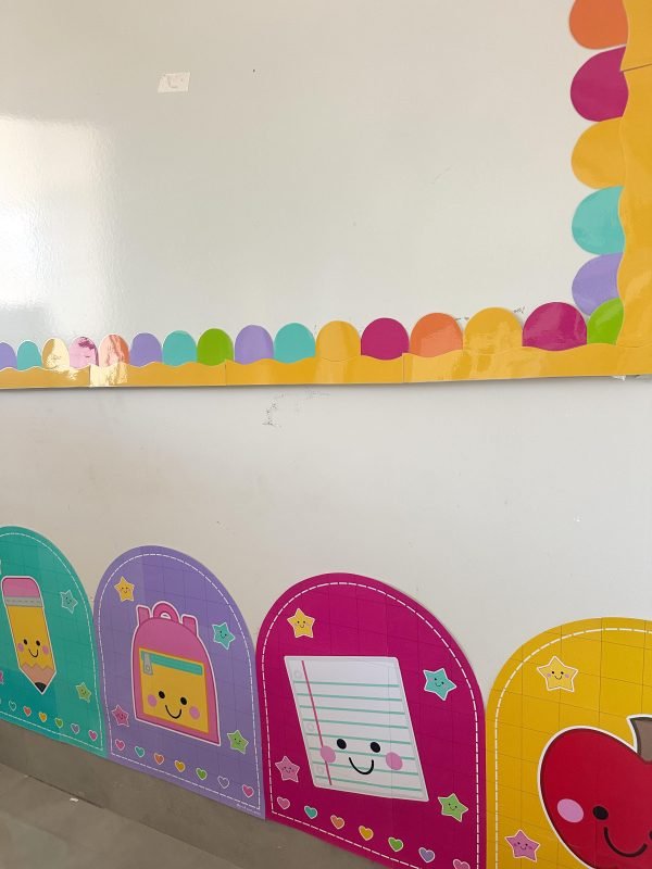 Moldura Colorida Para Quadro e Barrado Tema Escolar - Image 5