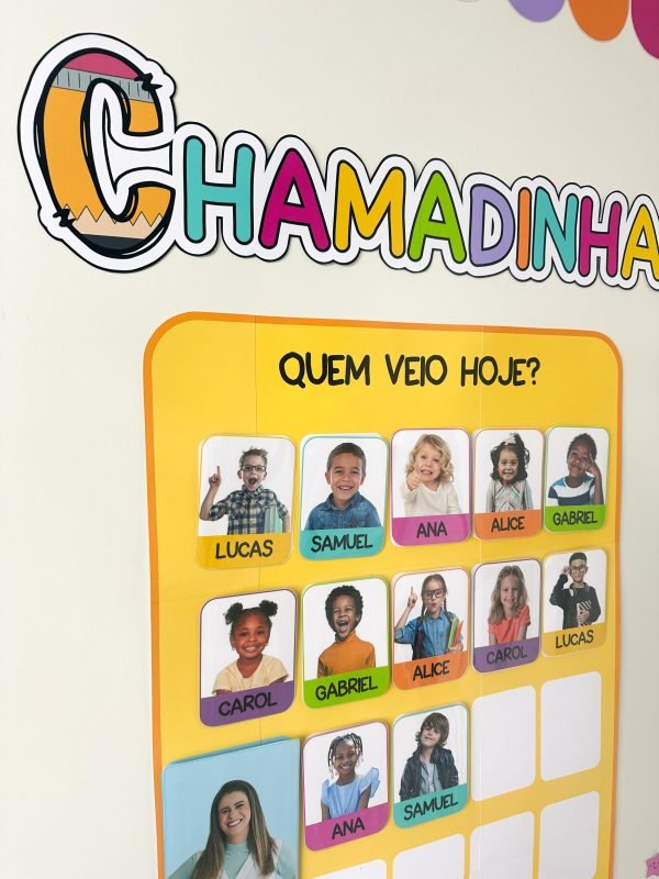 Chamadinha Com Foto 18 e  27 Lugares Tema Escolar - Image 8