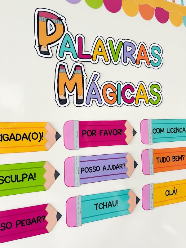 Kit Combinados e Palavras Mágicas Tema Escolar - Image 9