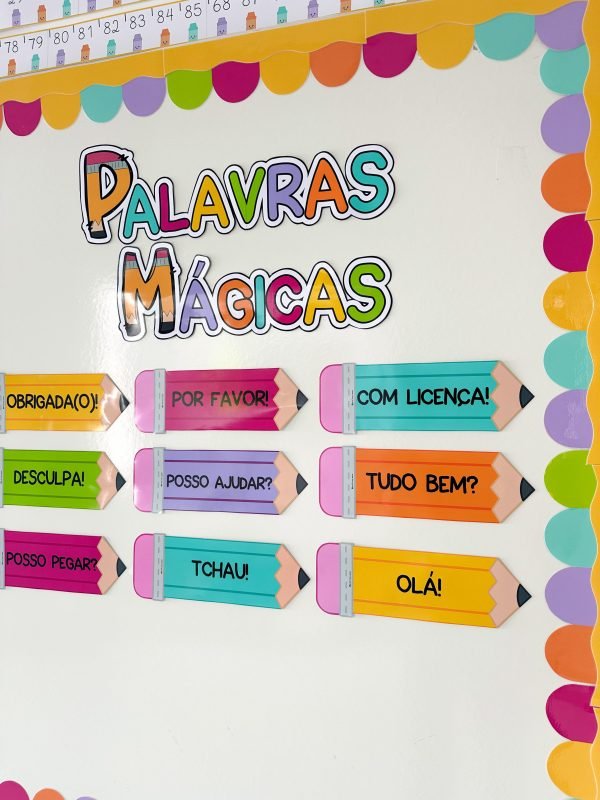 Kit Combinados e Palavras Mágicas Tema Escolar - Image 7
