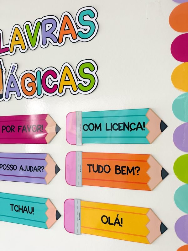 Kit Combinados e Palavras Mágicas Tema Escolar - Image 11