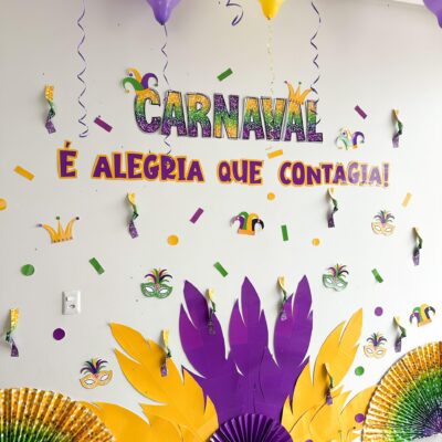 Painel Carnaval Brilho e Alegria