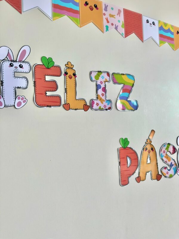 Painel Para Foto Páscoa Coelhos - Image 6