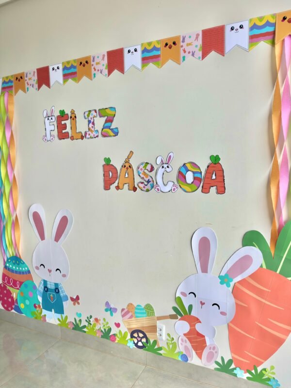Painel Para Foto Páscoa Coelhos - Image 3