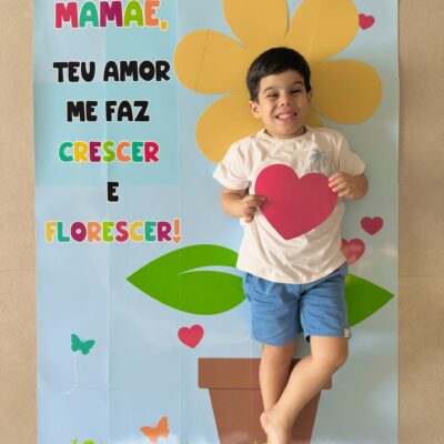 Tapete Para Fotos Florzinha de Amor Dia das Mães