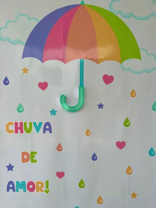 Painel Fotográfico Família: Chuva de Amor - Image 8