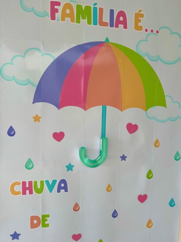Painel Fotográfico Família: Chuva de Amor - Image 7