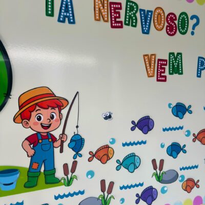Atividade Interativa Pescaria "Tá Nervoso? Vem Pescar!" - Festa Junina