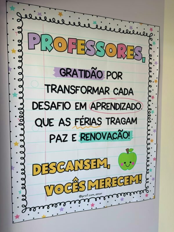 Painel Férias Professores