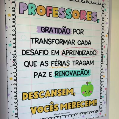 Painel Férias Professores