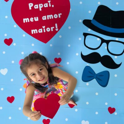 Tapete Para Fotos “Papai Amor Maior” Dia Dos Pais
