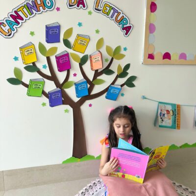 Cantinho Da Leitura Tema Escolar