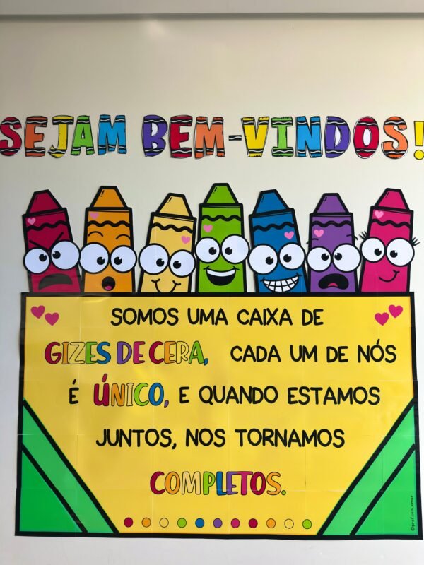 Painel Boas-Vindas Tema Escolar