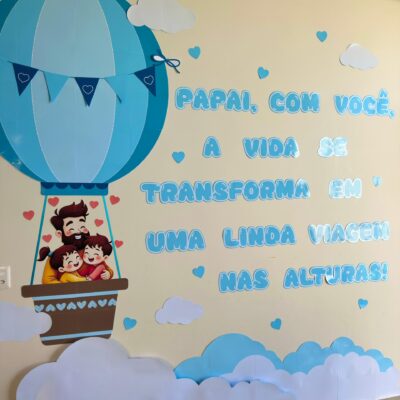 Painel Viagem Nas Alturas Dia Dos Pais