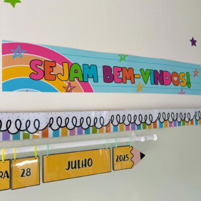 Faixa Sejam Bem-Vindos "Impressão Contínua"