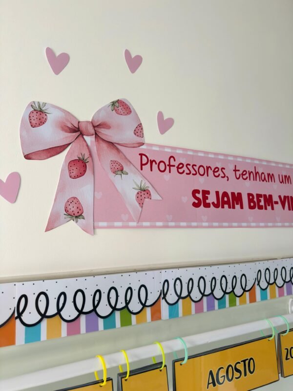 Faixa Sejam Bem-Vindos Professores "Impressão Contínua" - Image 5
