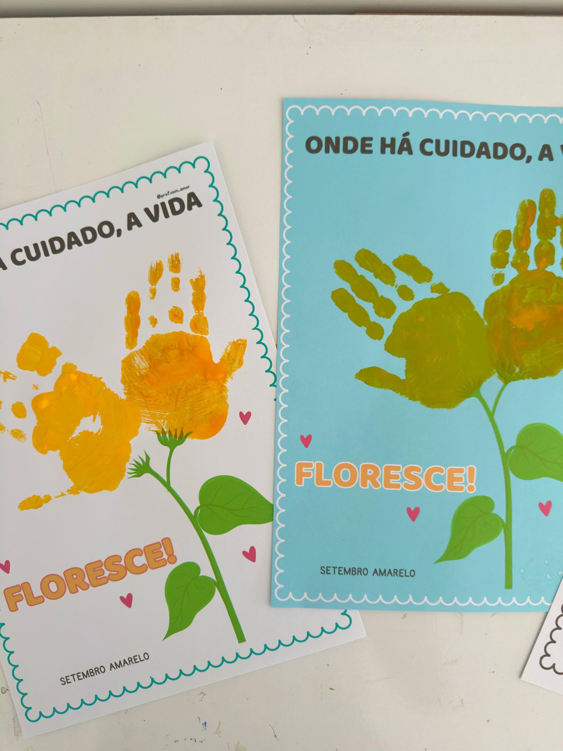 Atividade Girassol Setembro Amarelo