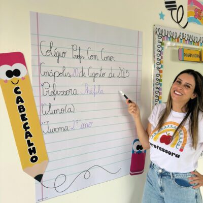 Folhas Pautadas Gigantes - Pauta Simples e Caligrafia