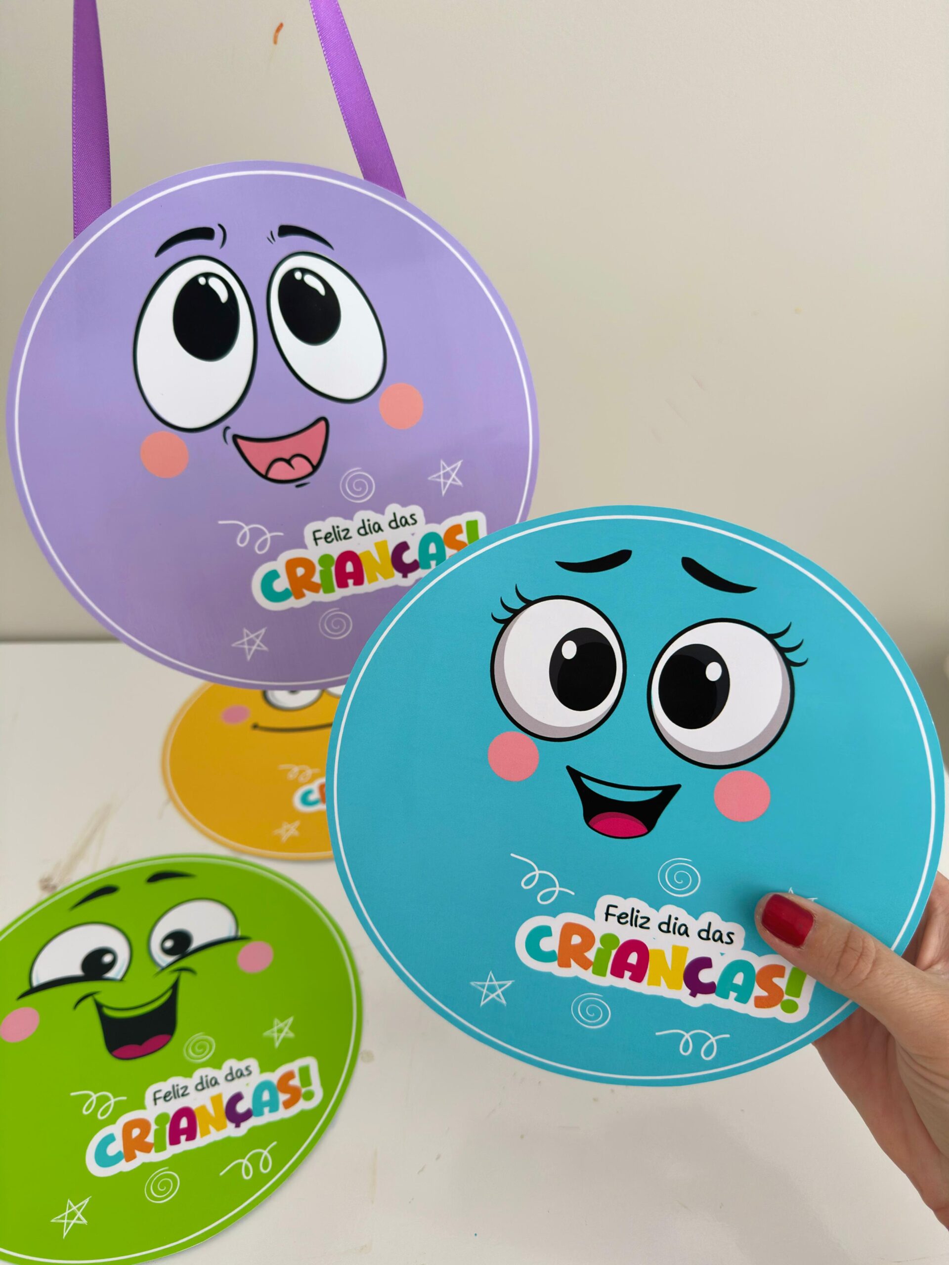 Carinhas Divertidas Dia Das Crianças