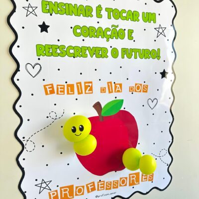 Painel Maçã Dia Dos Professores