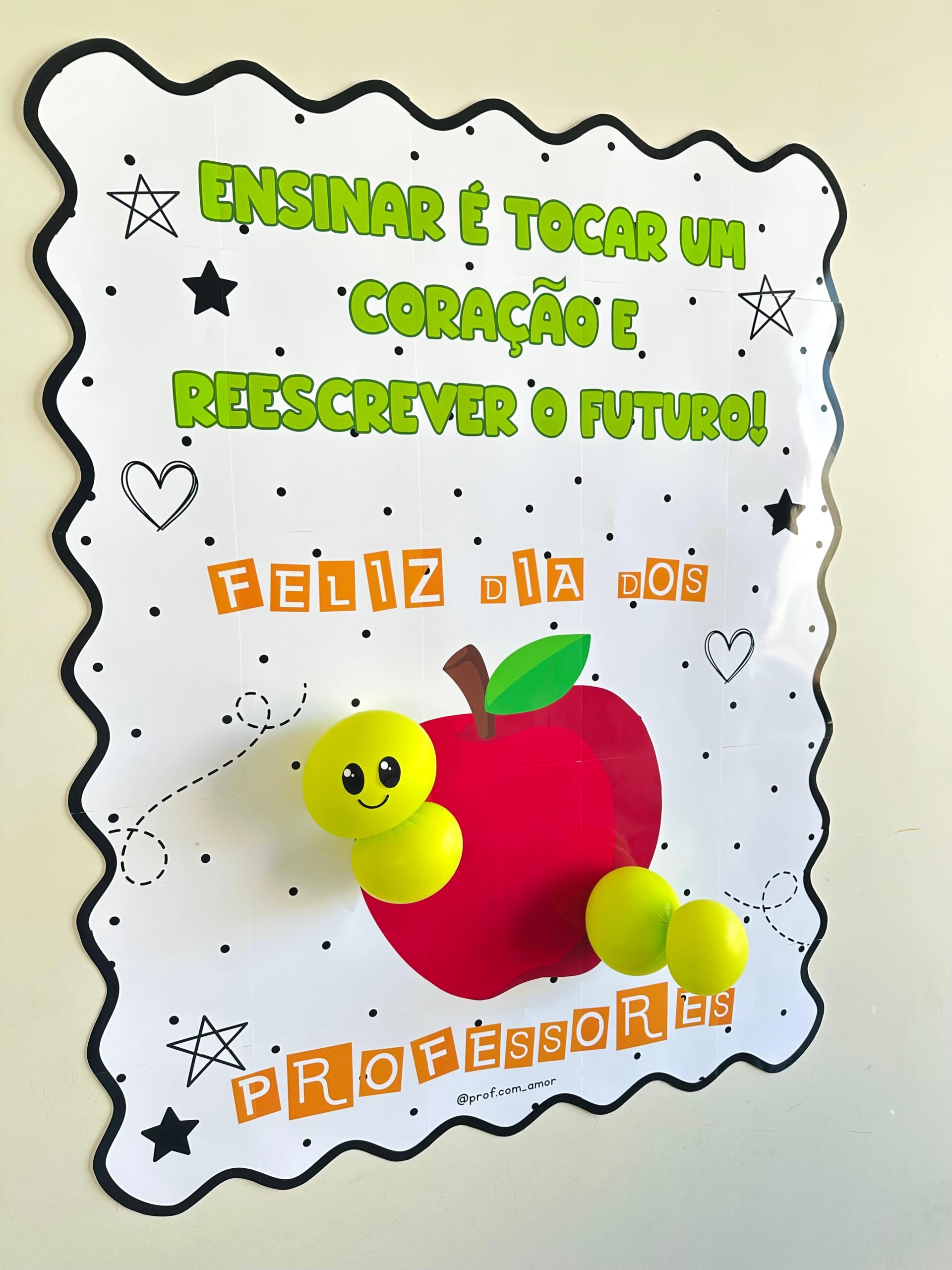 Painel Maçã Dia Dos Professores