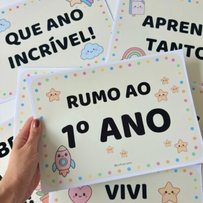 Plaquinhas Despedida da Turminha