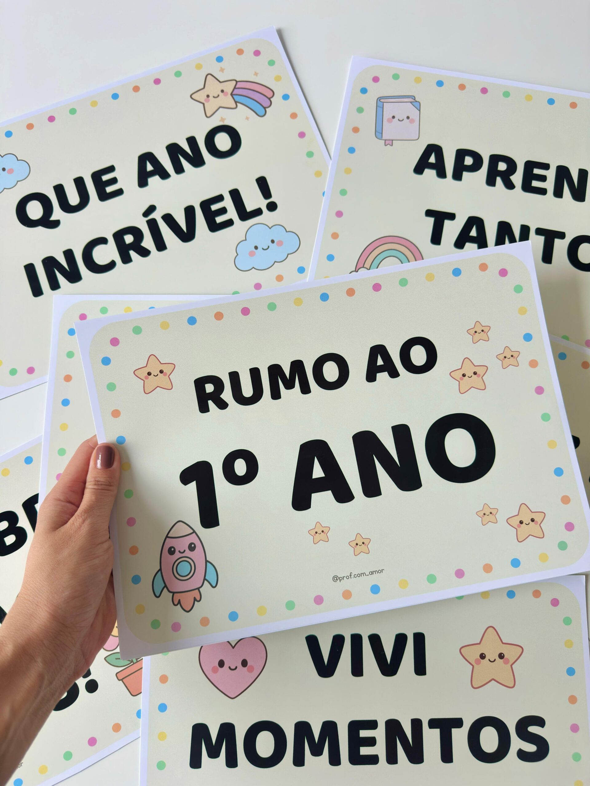 Plaquinhas Despedida da Turminha