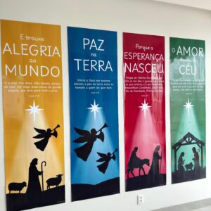 Painel Natal Faixas O Nascimento de Jesus