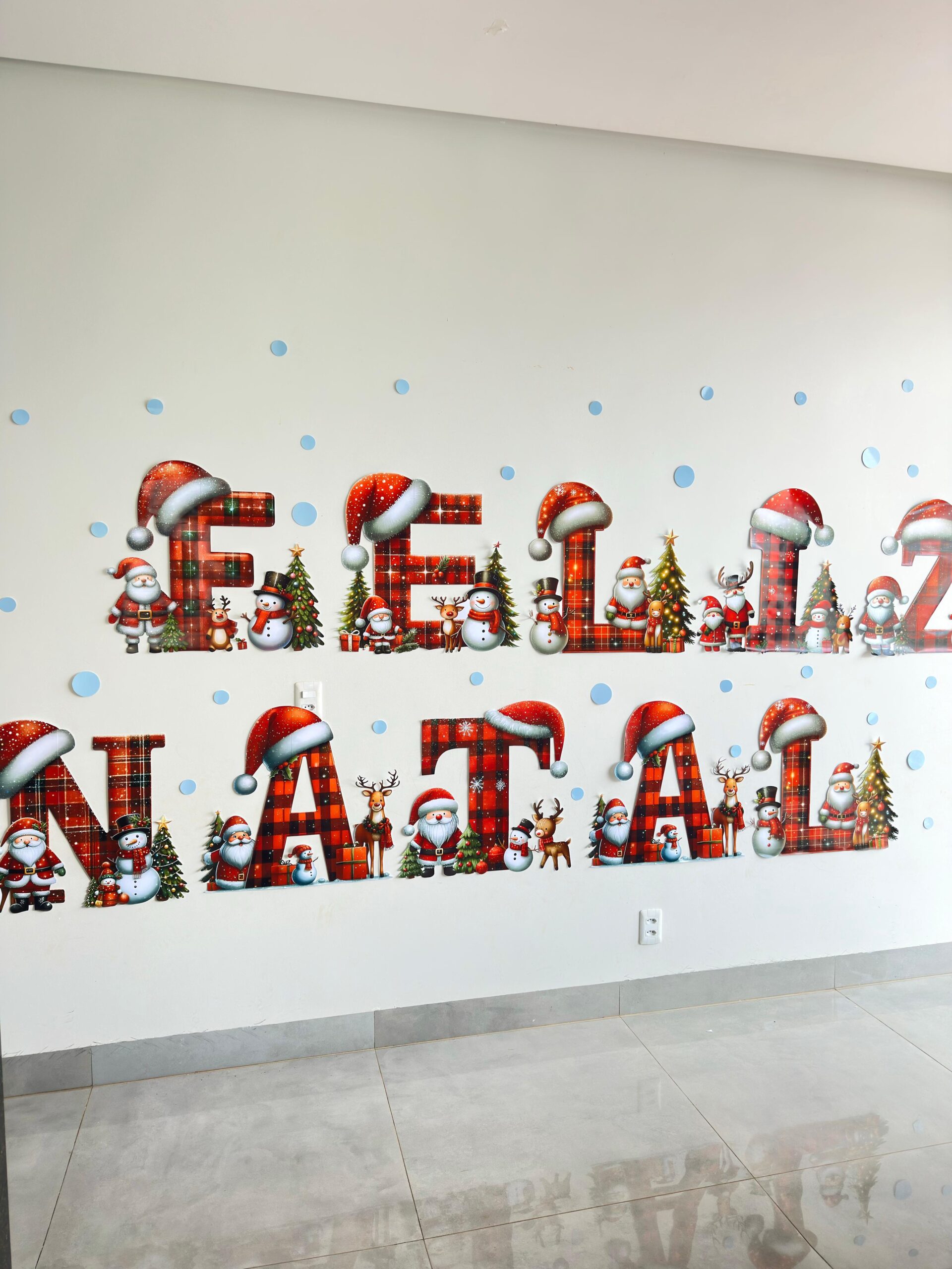 Painel Letreiro Feliz Natal