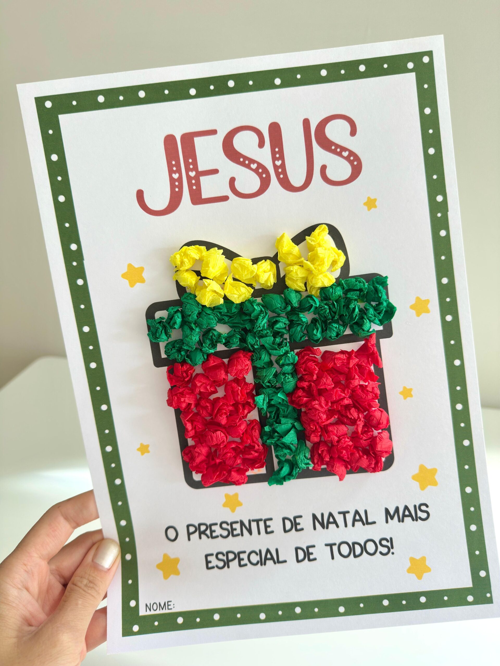 Atividade Jesus: O Presente de Natal