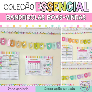 Bandeirolas Boas-Vindas- Coleção Essencial