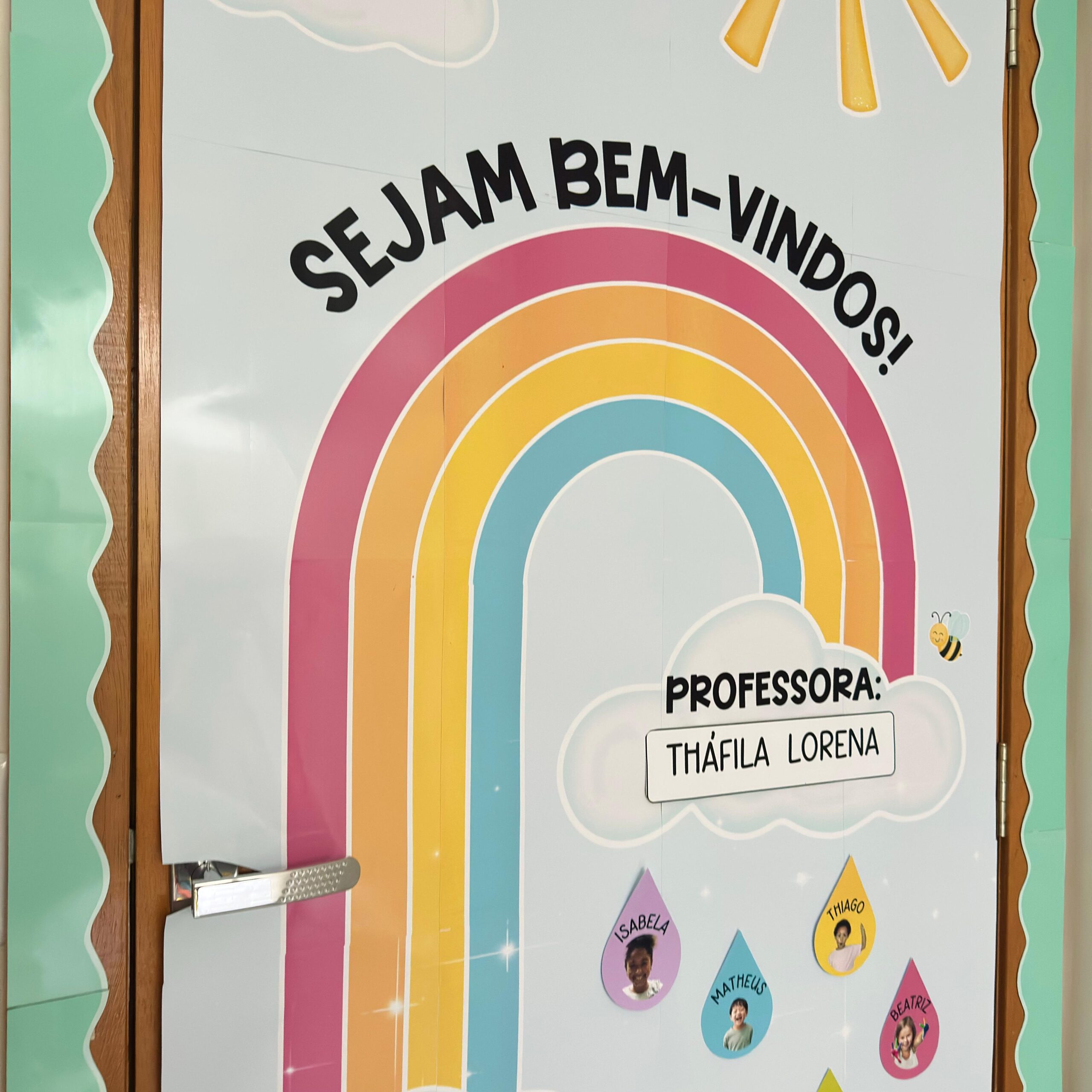 Painel para Porta Arco-íris – Coleção Natureza