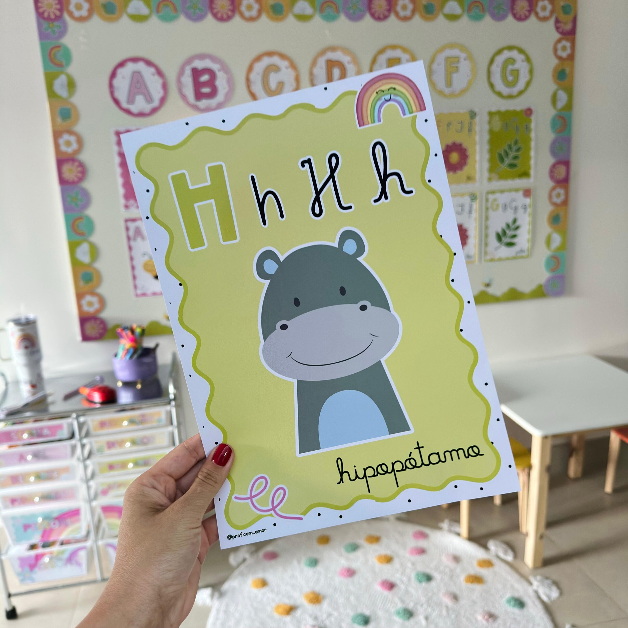 Alfabetos Caixa Alta e Cursivo- Coleção Natureza