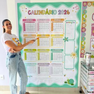 Calendário Gigante 2026 - Coleção Natureza